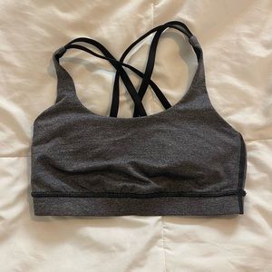 Lululemon Energy Sports Bra 6 Grey